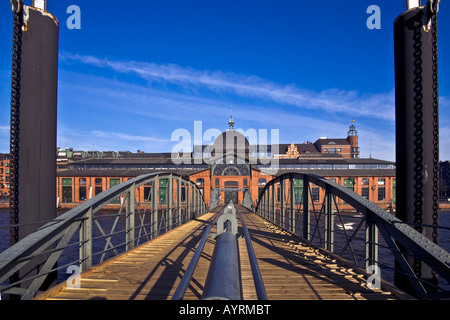 Ex asta del pesce hall convertito in una sala civica, dal porto di Amburgo, Amburgo, Germania, Europa Foto Stock