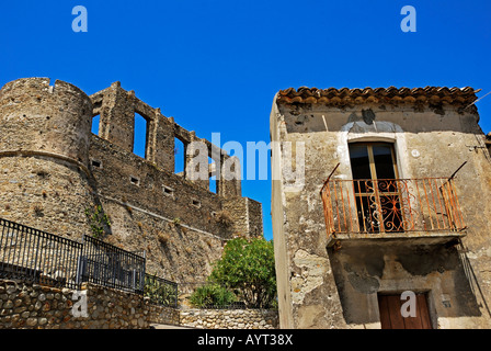 Squillace, borgo medievale in Calabria, Italia Meridionale Foto Stock