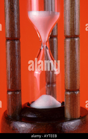 Clessidra close up Foto Stock