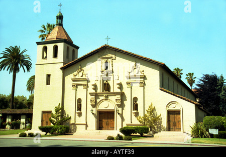 La missione di Santa Clara a Santa Clara University Santa Clara California USA Foto Stock