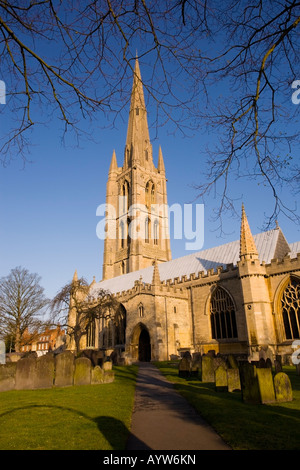 St Wulframs Chiesa Grantham Lincolnshire Inghilterra Foto Stock