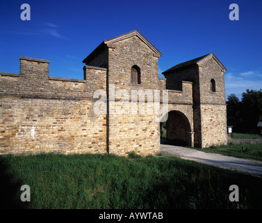 In Roemerkastell Welzheim, Naturpark Schwaebisch-Fraenkischer Wald, Schwaebischer Wald, Baden-Wuerttemberg Foto Stock