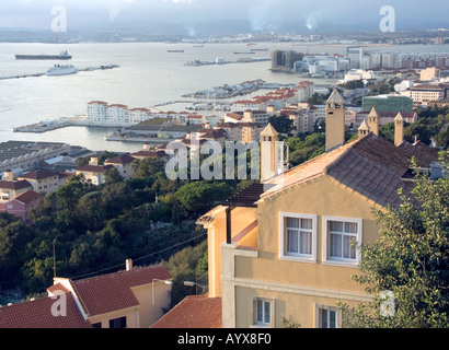 La baia di Gibilterra Queensway Wharf Foto Stock