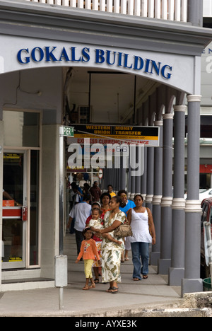 Isole Figi suva garrick edificio dal thomson street Foto Stock