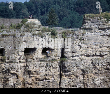 In Bock-Kasematten Luxemburg, Lussemburgo Foto Stock