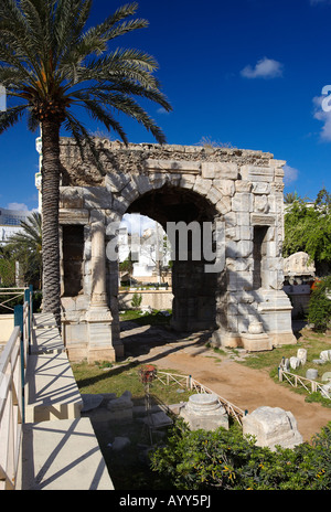 Arco Trionfale di Marco Aurelio, Tripoli, Libia, Nord Africa Foto Stock