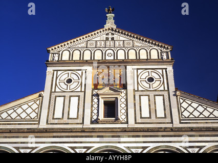 Chiesa di San Miniato al Monte Oltrarno Firenze Firenze Toscana Italia Foto Stock