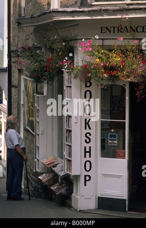 Bookshop, Hay on Wye Foto Stock