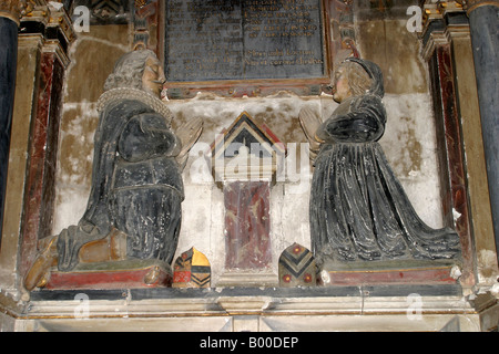 Oxfordshire Swalcliffe chiesa memoriale Wyckeham Foto Stock