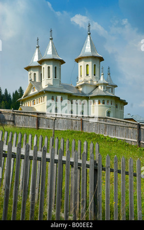 Il monastero, Regione di Suceava, Romania Foto Stock