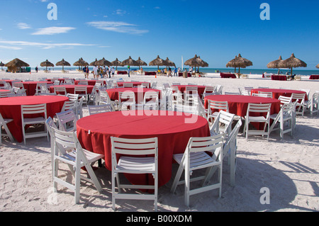 Il Marriott Marco Island Resort outdoor banchetti di Marco Island, Florida USA Foto Stock