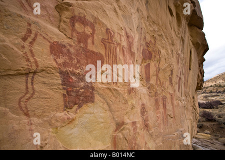 Pittogrammi in Thompson Thompson Canyon dello Utah Foto Stock