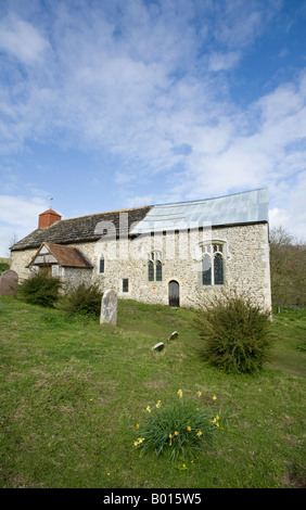 Coombes Chiesa, Sussex, England, Regno Unito Foto Stock