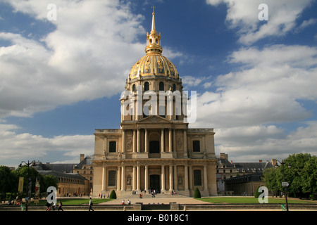 L Eglise du Dome a Parigi, ultimo luogo di riposo di Napoleone Bonaparte. Foto Stock