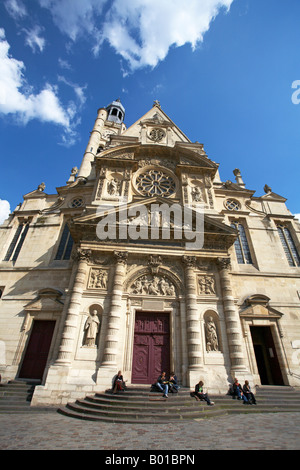 St Etienne du Mont chiesa Quartiere Latino Parigi Francia Foto Stock