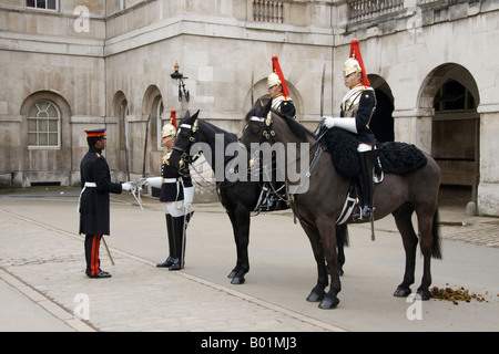 Horse Guards Parade, Westminster, Londra, Inghilterra, Regno Unito Foto Stock