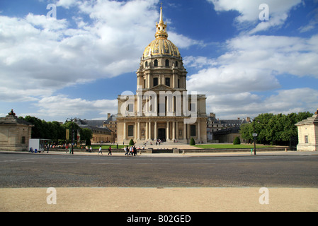 L Eglise du Dome a Parigi, ultimo luogo di riposo di Napoleone Bonaparte. Foto Stock