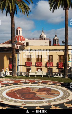 La Orotava La Alfombra (tappetino) De Corpus Christi Foto Stock