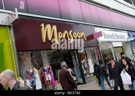 Monsoon negozio di abbigliamento in Oxford Street Londra Foto Stock