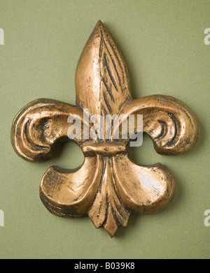 Fleur de Lis emblema Foto Stock