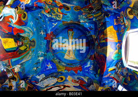 John corbidge arte artista Chiesa di tutti i santi cape aspro pissouri bay columbia beach resort Cipro Viaggi Turismo Foto Stock