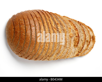 Fette di pane sul tagliere Foto Stock