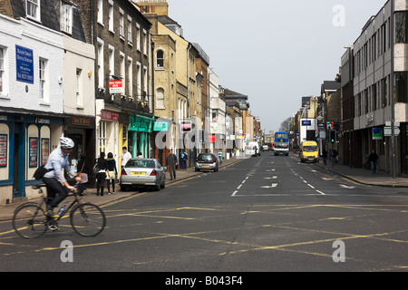 Fine di Regent Street. Cambridge. Foto Stock