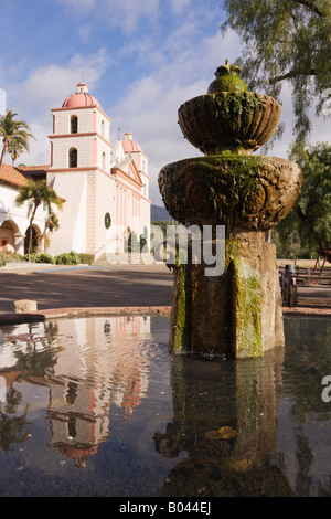 Santa Barbara Mission, Santa Barbara, California, Stati Uniti d'America Foto Stock