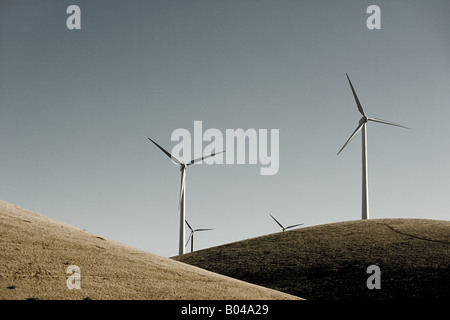 Turbine eoliche Foto Stock