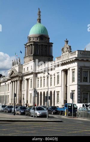 Il Custom House che risale dal 1791 Dublino Irlanda Foto Stock