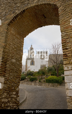 La Iglesia de la Santa Maria la Coronada, chiesa, nella città di Medina Sidonia, Costa de la Luz, Provincia di Cadice, Andalusia Foto Stock