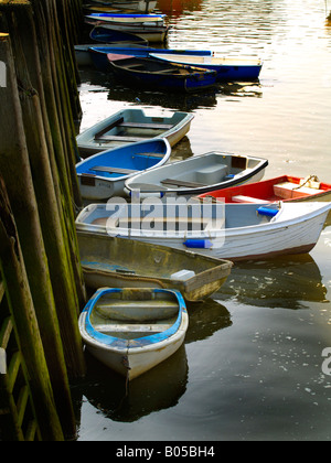 Il Quayside navi attraccate a Foto Stock