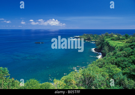 Ke anae penisola sull'Hana costa di Maui Hawaii Foto Stock