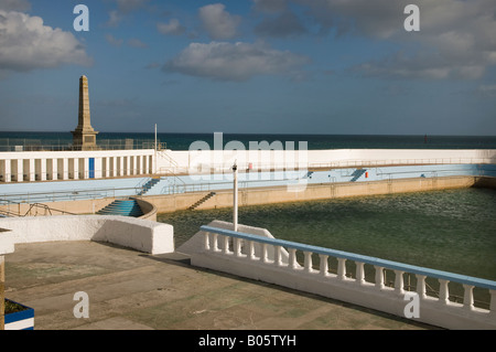 Il Giubileo piscina piscina esterna, Penzance Cornwall. Foto Stock