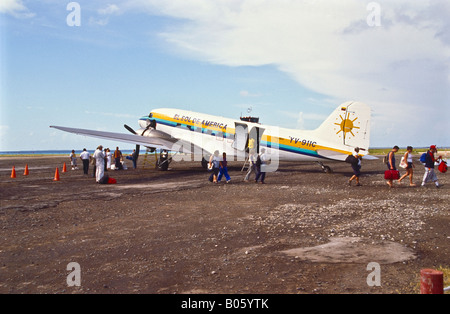 Gran Roque Airport Foto Stock