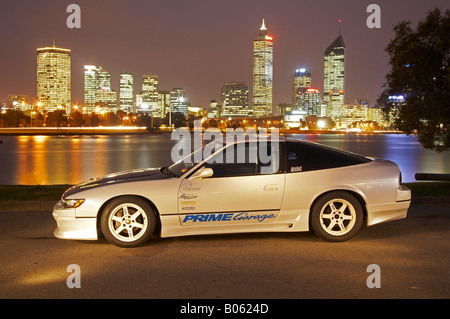 Nissan S13 giapponese auto sportive come costruito dal primo Garage in Giappone Foto Stock