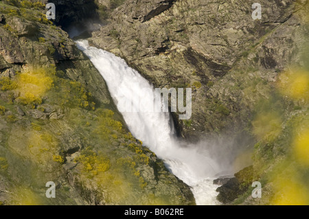 Fare Fisgas Ermelo cascate nel Alvao Parco naturale in Portogallo Foto Stock