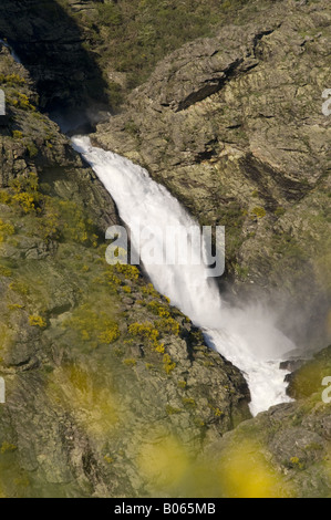 Fare Fisgas Ermelo cascate nel Alvao Parco naturale in Portogallo Foto Stock