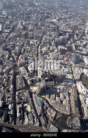 Vista aerea ovest di National Westminster Tower Stock Exchange Bank of England St Pauls Cathedral uffici urbano City of London Foto Stock