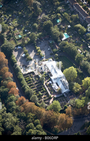 Vista aerea a sud-ovest di Alexandra Palace centro giardinaggio London N22 Inghilterra REGNO UNITO Foto Stock