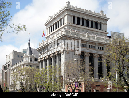 Instituto de Cervantes Calle de Alcala Madrid Spagna Foto Stock