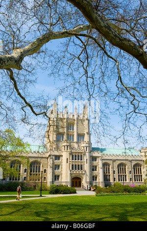 Thompson Memorial Library al Vassar College, Poughkeepsie, New York. Foto Stock