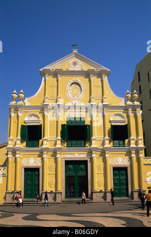 Cina, Macau, St Dominics Piazza San Domenico la Chiesa Foto Stock