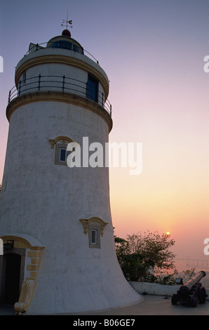 Cina, Macao, Guia Fort faro Foto Stock