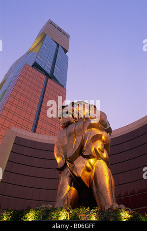 Cina, Macau, MGM Grand Hotel e Casino Foto Stock