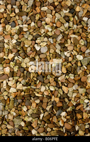 Ghiaia di pietra close up England Regno Unito Foto Stock