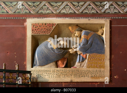 Valvola limitatrice a Eglise Saint Germain des Pres chiesa più antica di Parigi Francia Foto Stock