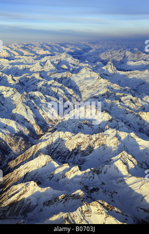 Montagne delle Alpi Foto Stock