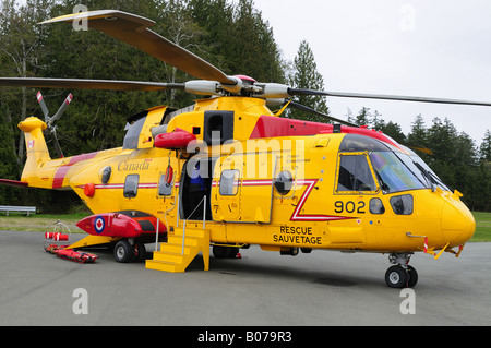 Comox Canada - Canadian Air Force AgustaWestland EHI CH-149 Cormorant (EH-101 Mk511 Foto Stock