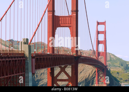 Golden Gate Bridge di San Francisco, California Foto Stock